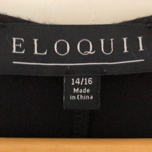 Eloquii Tops - Black Tail Back Top Eloquii Size 14/16 Eloquii Tops - Black Tail Back Top Eloquii Size 14/16